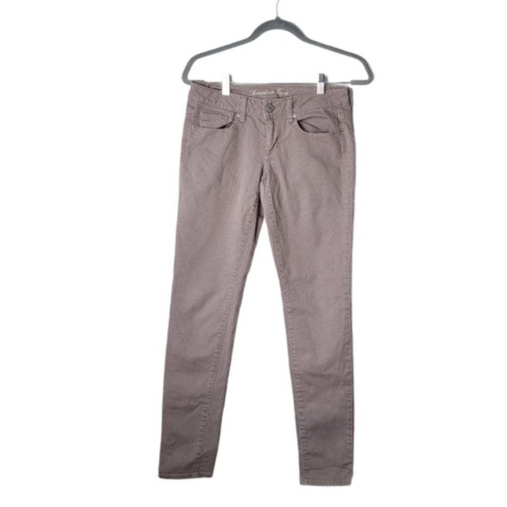 American Eagle Tan Skinny Jeans